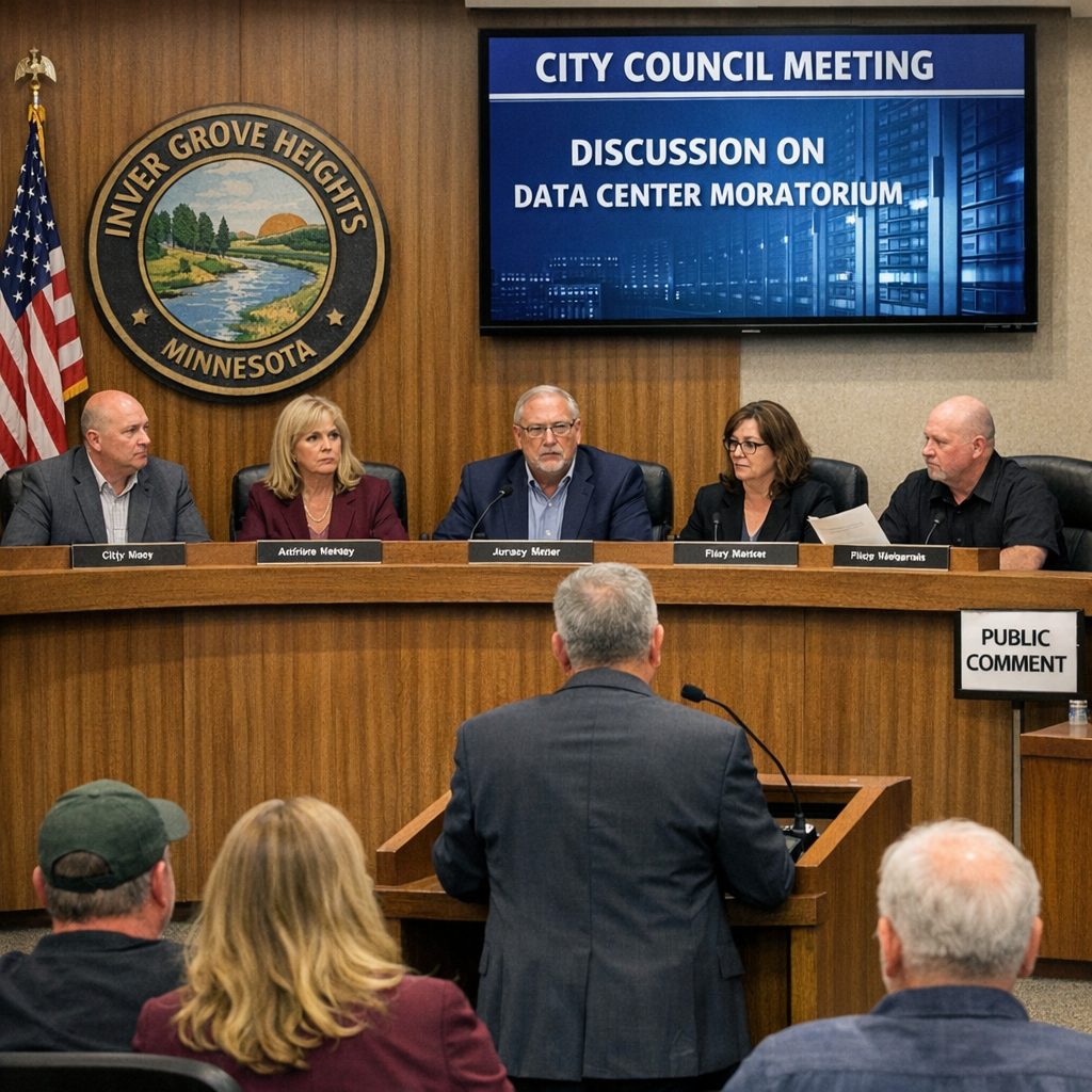 Inver Grove Heights Enacts One-Year Moratorium on Data Centers Amid Community Concerns