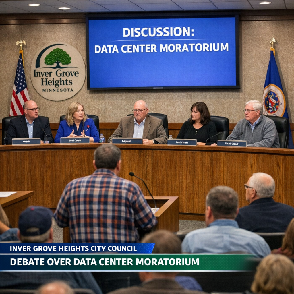 Inver Grove Heights Implements One-Year Moratorium on Data Centers Amid Community Concerns