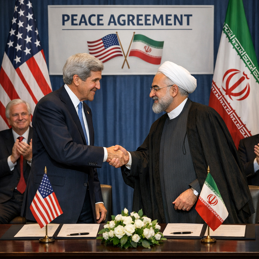 U.S. and Iran Reach Peace Agreement Amid Global Optimism