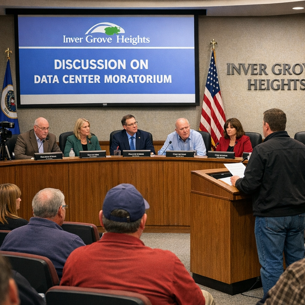 Inver Grove Heights Implements One-Year Moratorium on Data Centers