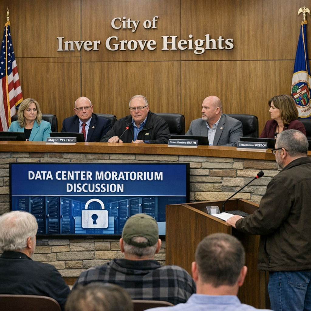 Inver Grove Heights Implements One-Year Moratorium on Data Centers Amid Community Concerns