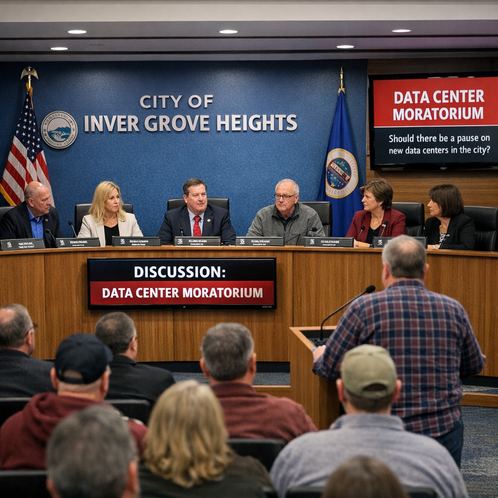 Inver Grove Heights Enacts One-Year Moratorium on Data Centers Amid Community Concerns