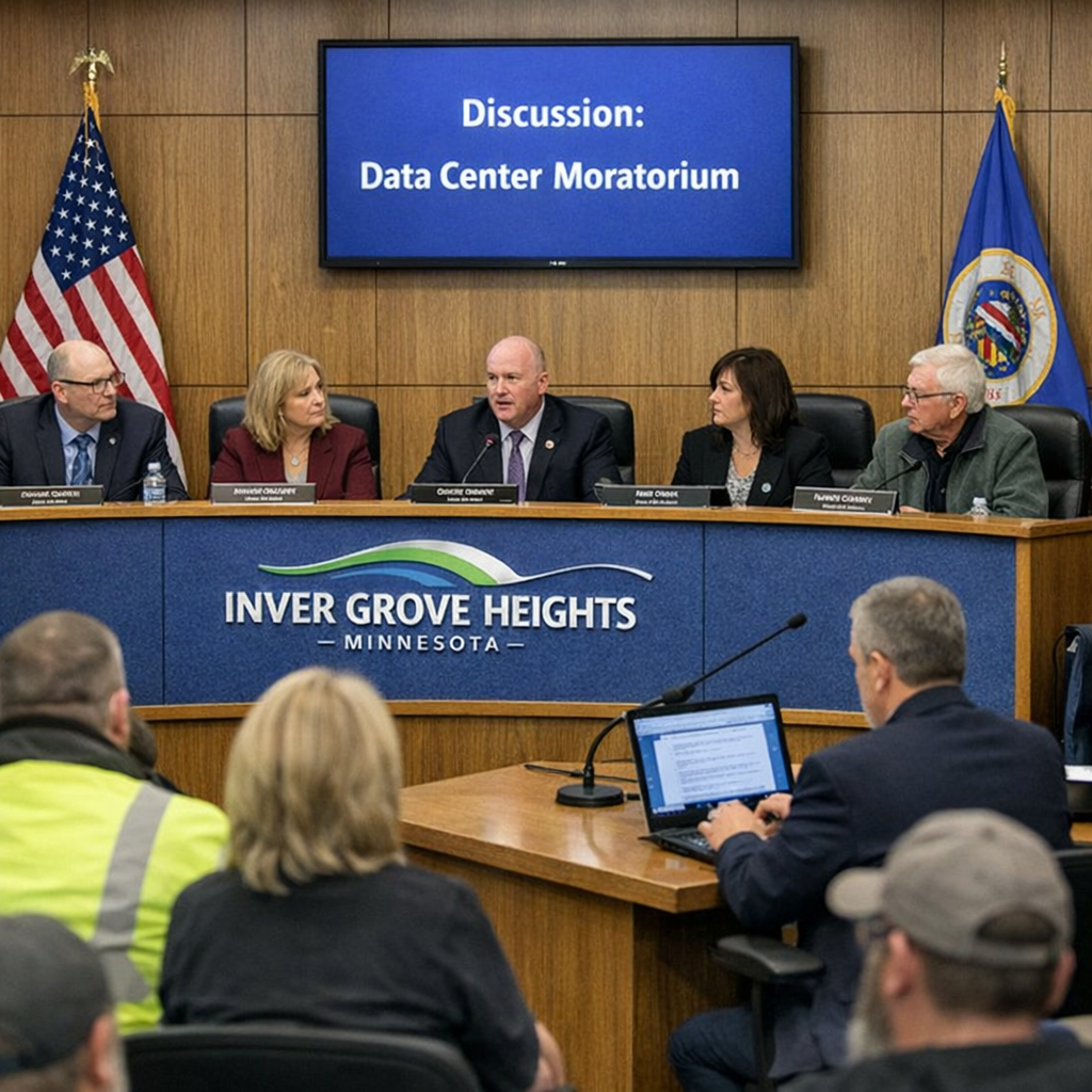 Inver Grove Heights Implements One-Year Moratorium on Data Centers