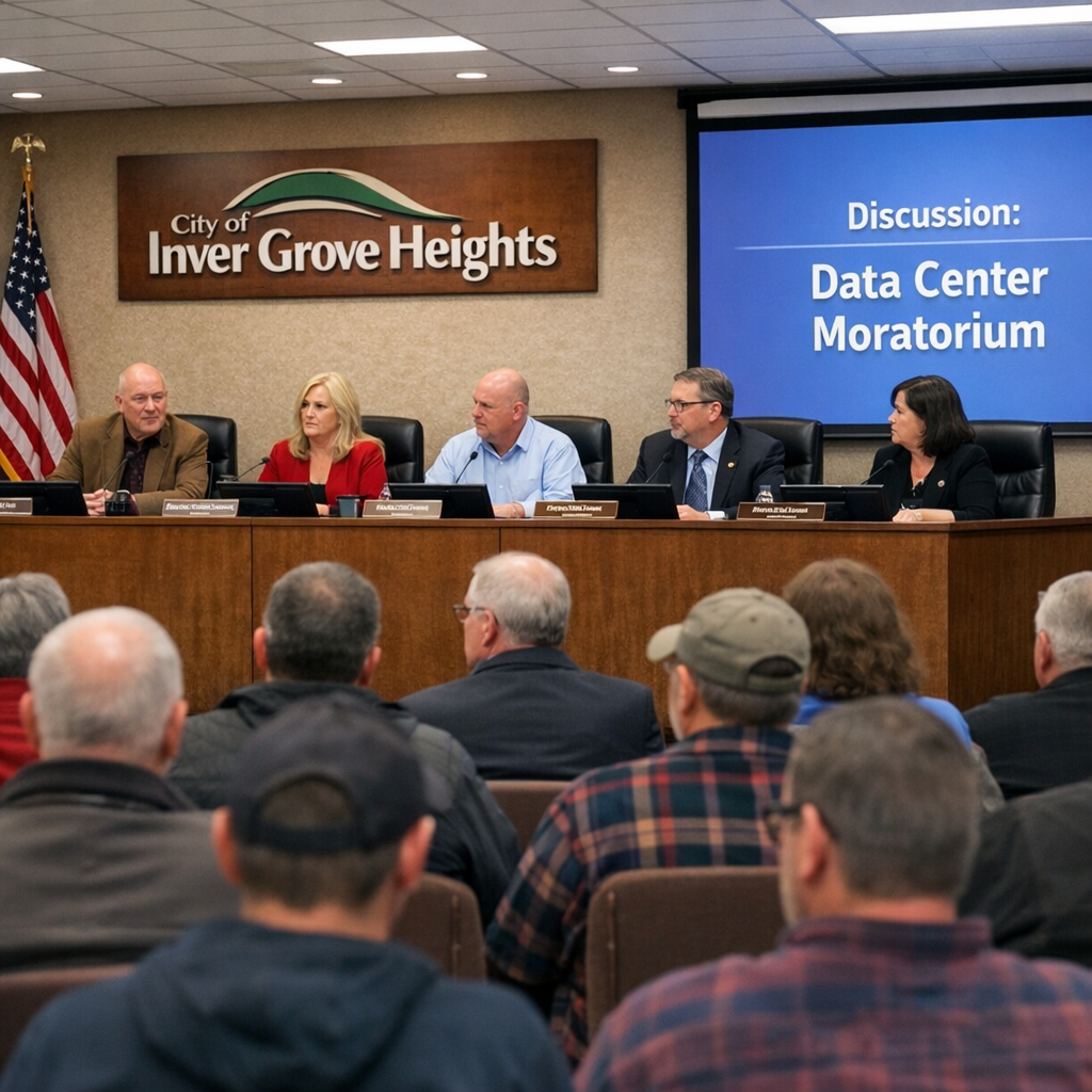 Inver Grove Heights Enacts One-Year Moratorium on Data Centers Amid Community Concerns