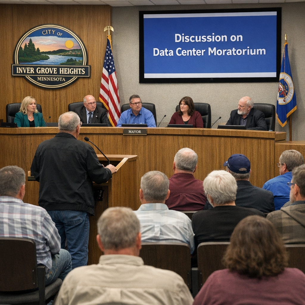Inver Grove Heights Enacts One-Year Moratorium on Data Centers Amid Community Concerns
