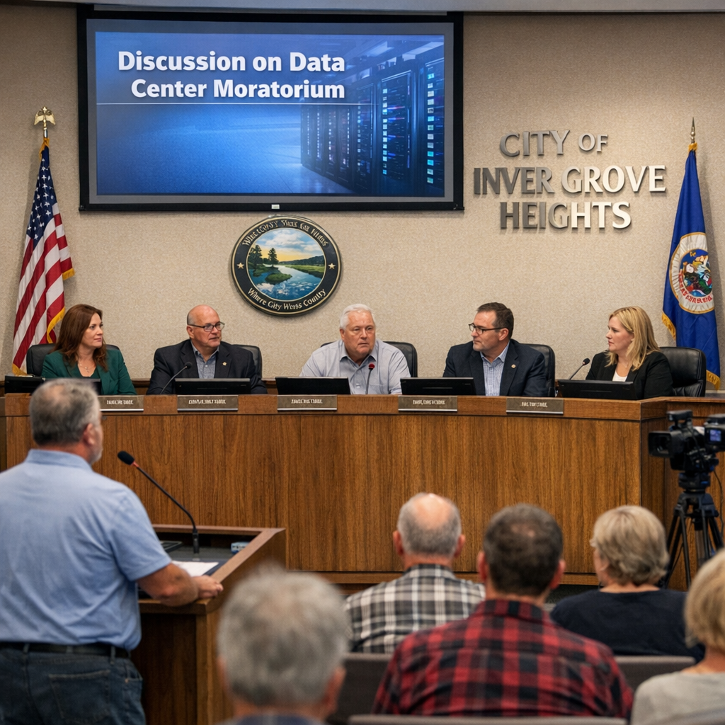 Inver Grove Heights Enacts One-Year Moratorium on Data Centers Amid Community Concerns