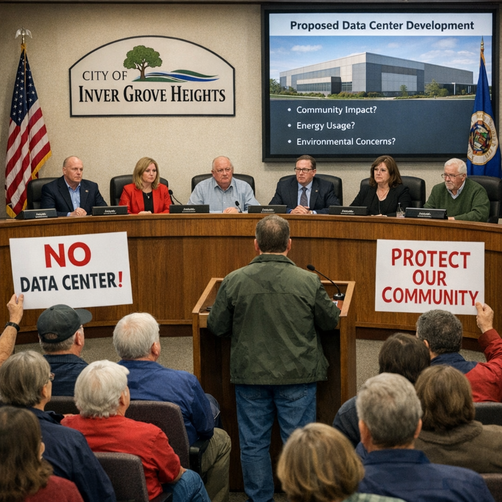 Global Data Center Expansion Sparks Local Debate in Inver Grove Heights