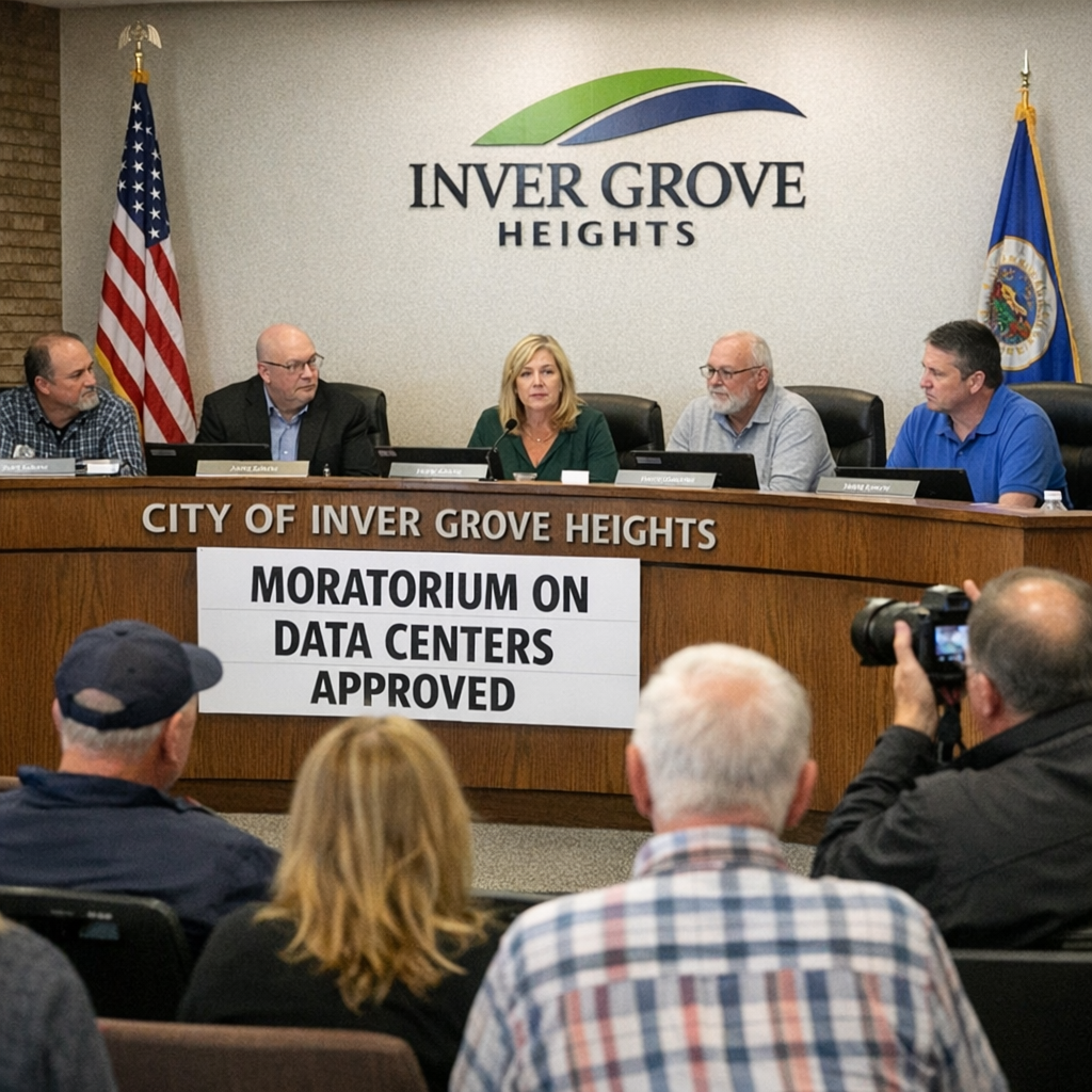 Inver Grove Heights Implements One-Year Moratorium on Data Centers