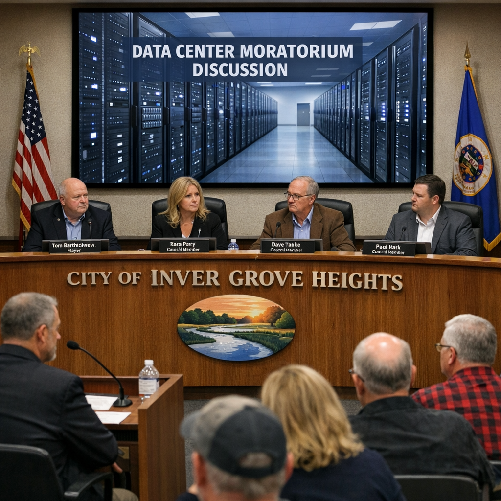 Inver Grove Heights City Council Enacts One-Year Moratorium on Data Centers
