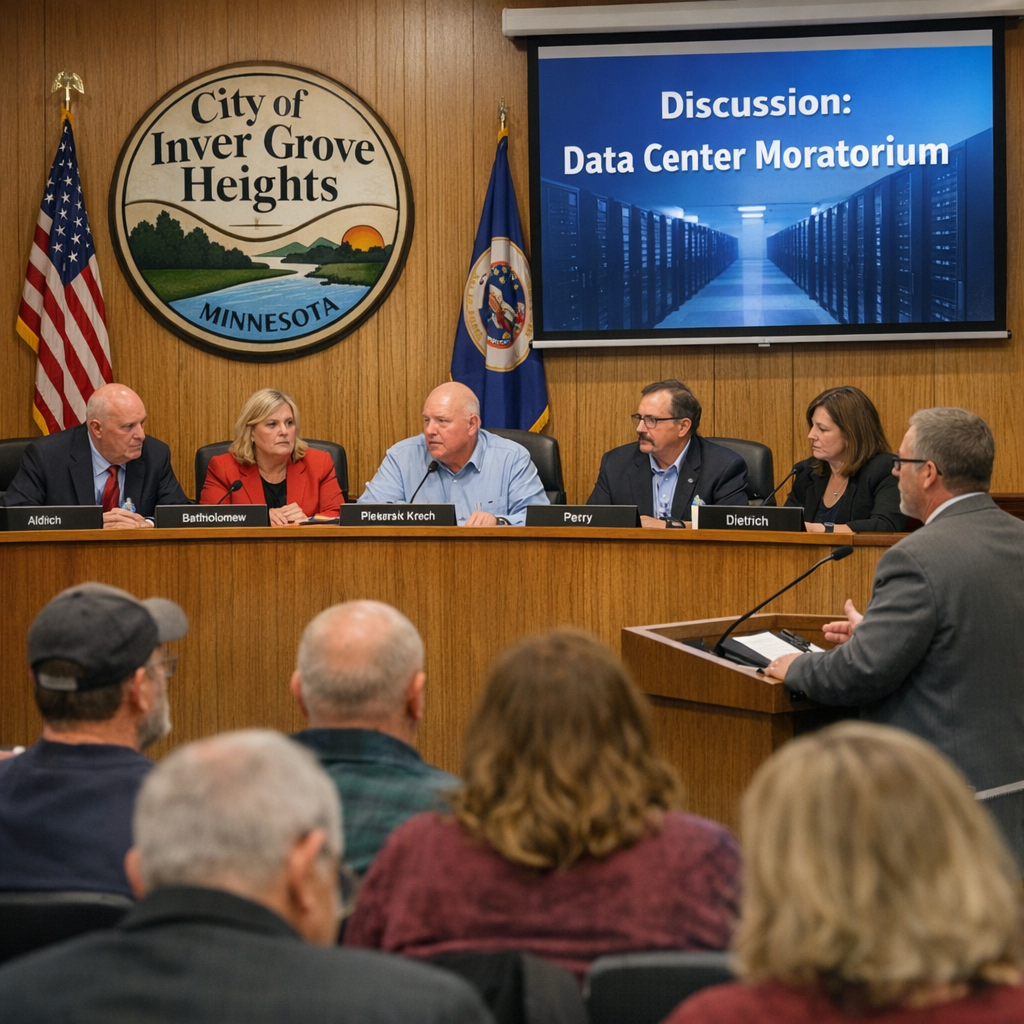 Inver Grove Heights City Council Enacts One-Year Moratorium on Data Centers