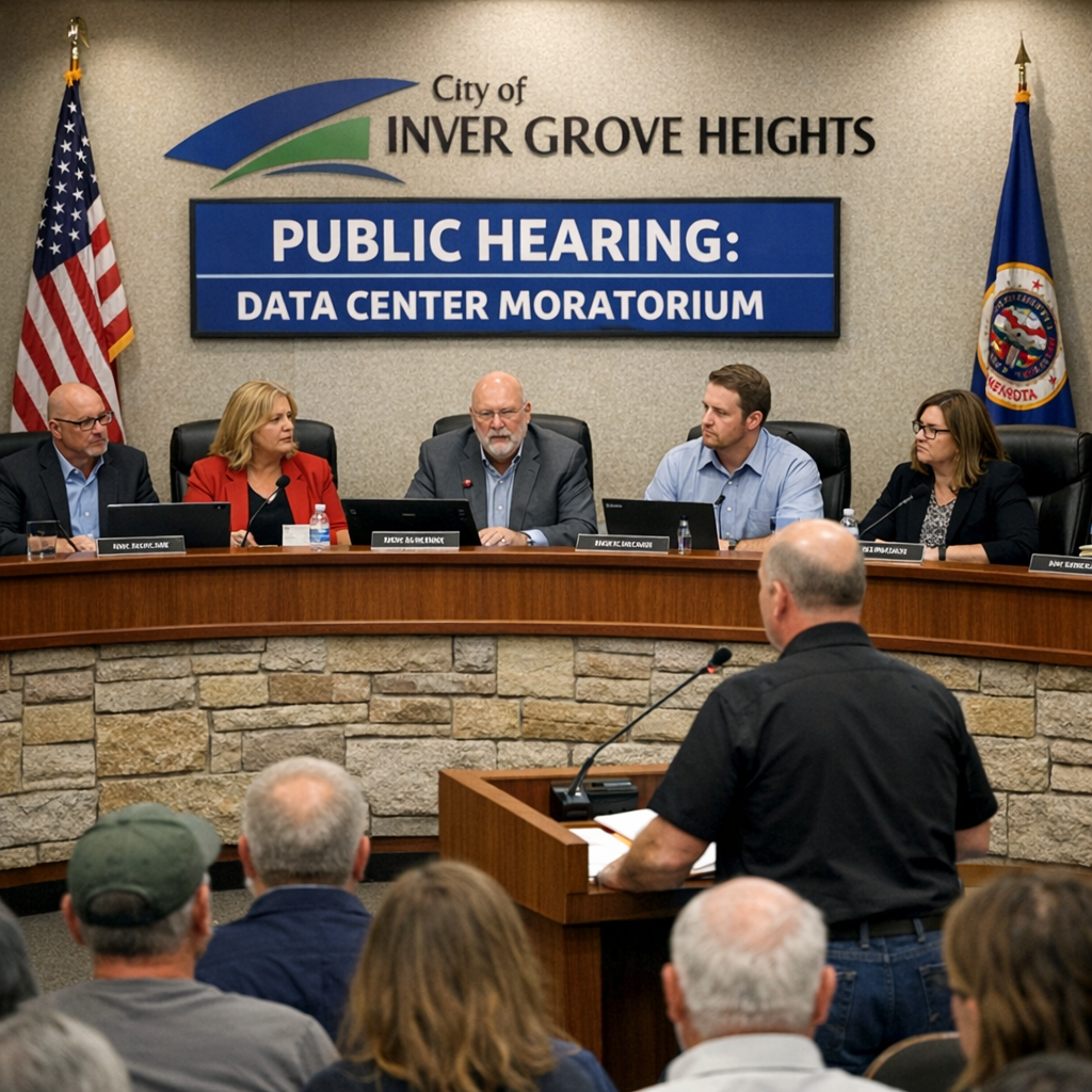 Inver Grove Heights Implements One-Year Moratorium on Data Centers Amid Community Concerns