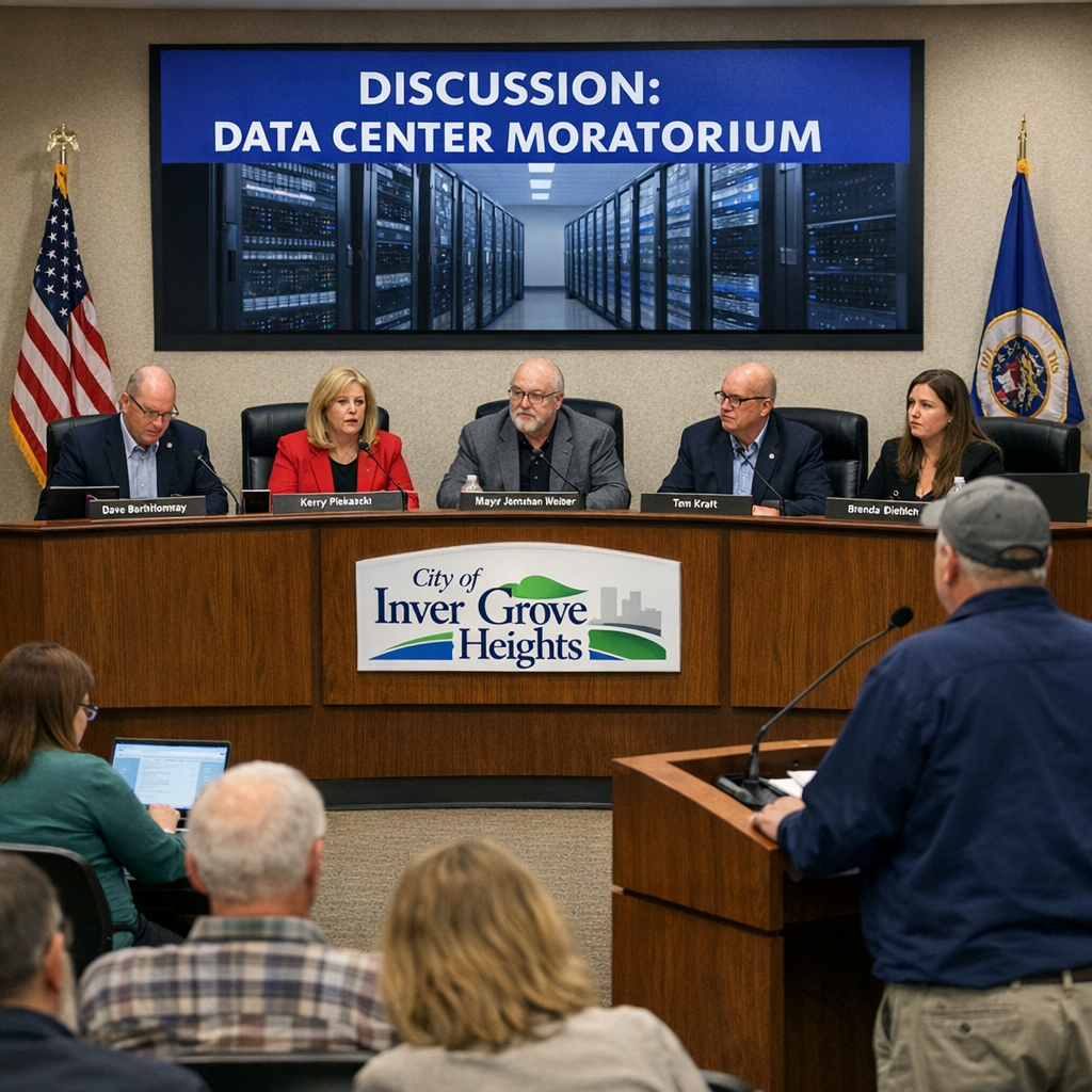 Inver Grove Heights City Council Enacts One-Year Moratorium on Data Centers