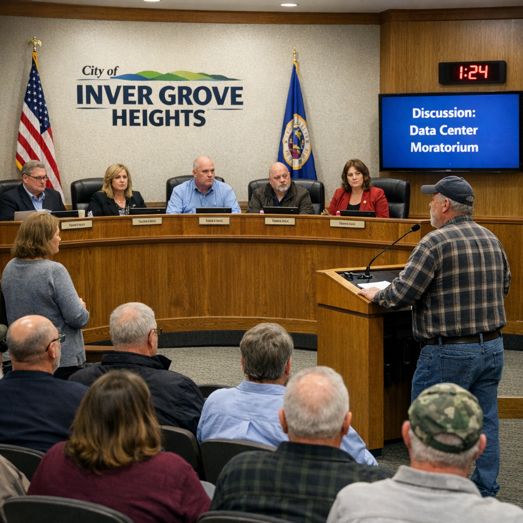 Inver Grove Heights City Council Enacts One-Year Moratorium on Data Centers