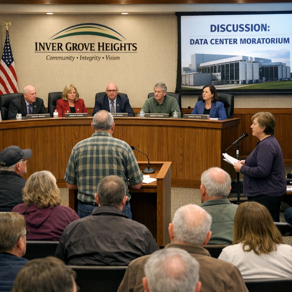 Inver Grove Heights Implements One-Year Moratorium on Data Centers Amid Community Concerns
