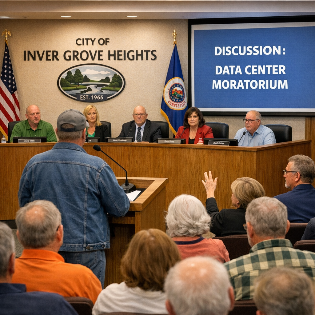 Inver Grove Heights Enacts One-Year Moratorium on Data Centers Amid Community Concerns