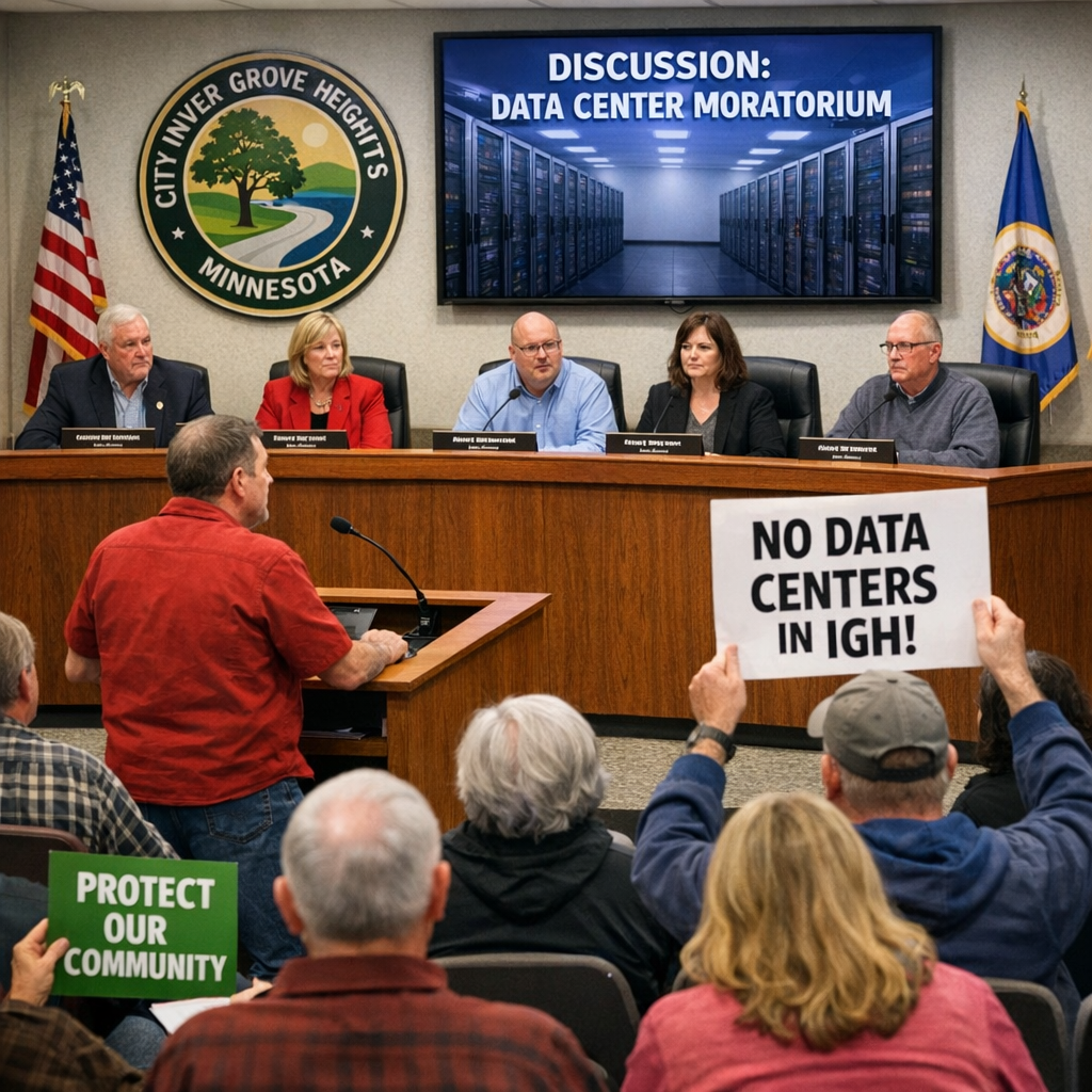 Inver Grove Heights Implements One-Year Moratorium on Data Centers