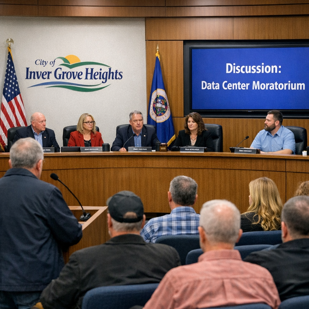 Inver Grove Heights Enacts One-Year Moratorium on Data Centers Amid Community Concerns