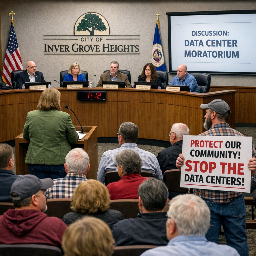 Inver Grove Heights Enacts One-Year Moratorium on Data Centers Amid Community Concerns