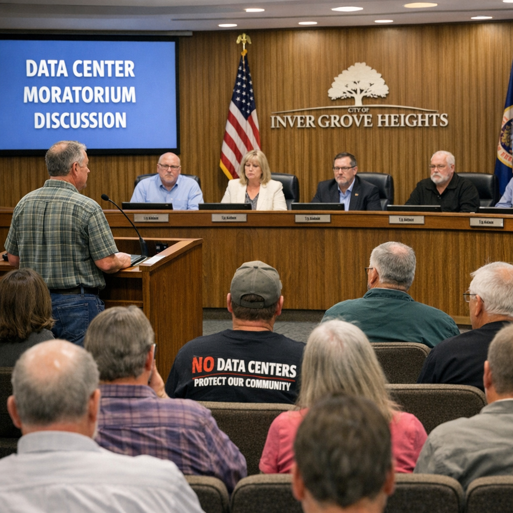Inver Grove Heights Enacts One-Year Moratorium on Data Centers Amid Community Concerns