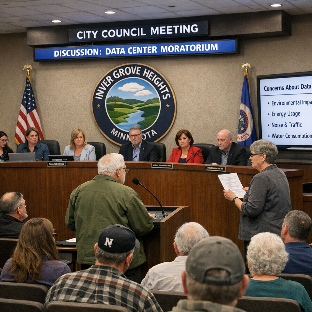 Inver Grove Heights Enacts One-Year Moratorium on Data Centers Amid Community Concerns