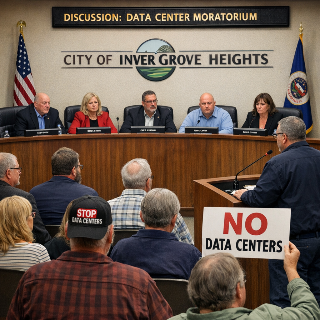 Inver Grove Heights Implements One-Year Moratorium on Data Centers