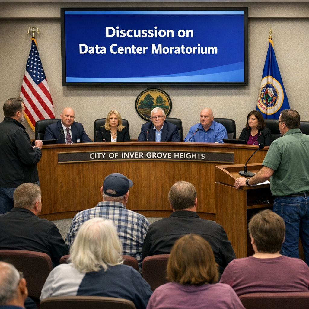Inver Grove Heights City Council Enacts One-Year Moratorium on Data Centers