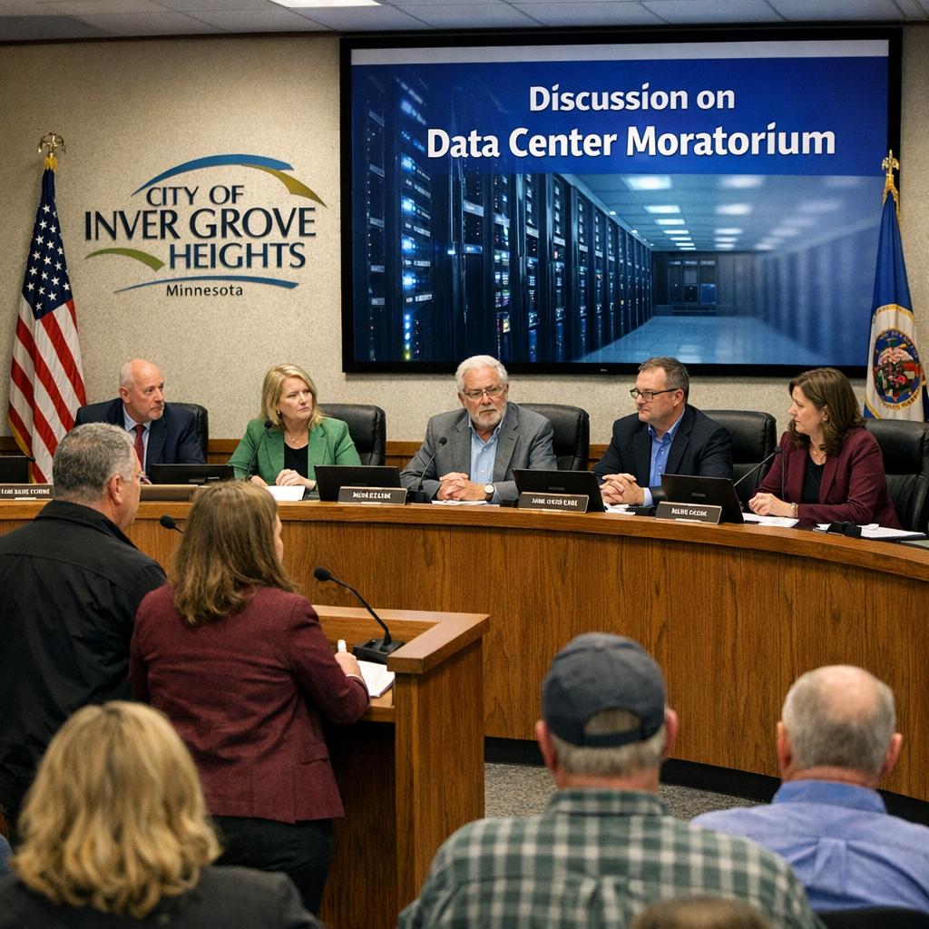 Inver Grove Heights Implements One-Year Moratorium on Data Centers