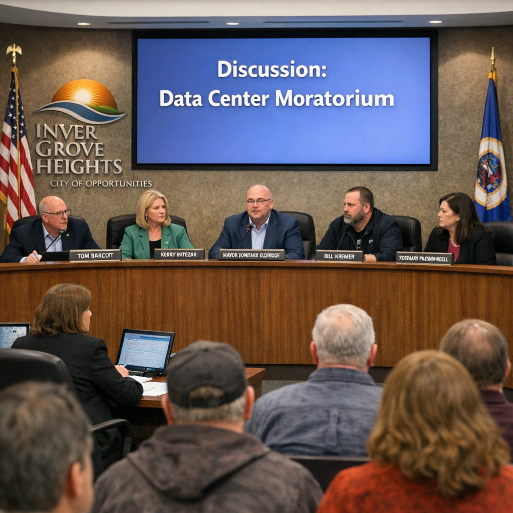 Inver Grove Heights Enacts One-Year Moratorium on Data Centers Amid Community Concerns