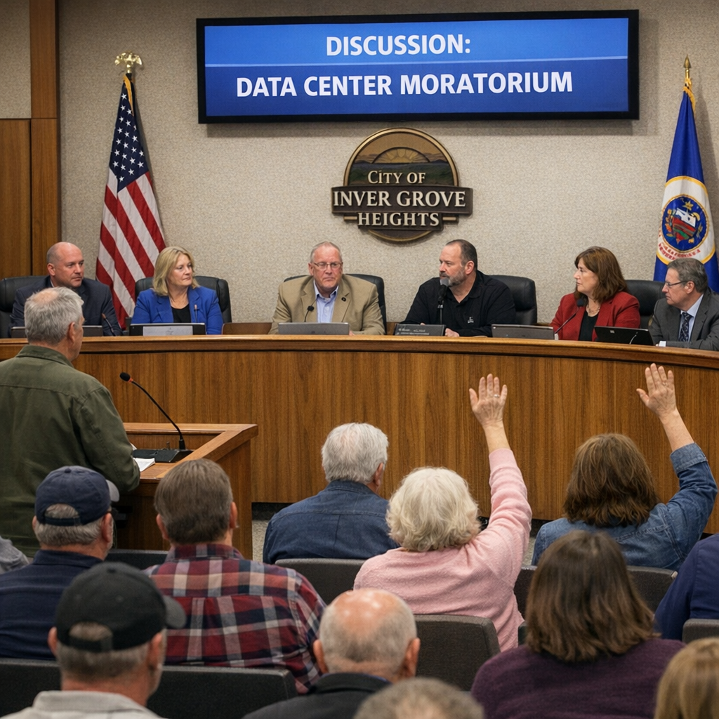 Inver Grove Heights Enacts One-Year Moratorium on Data Centers Amid Community Concerns