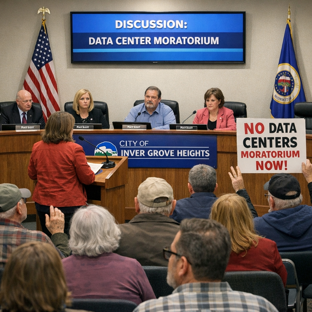 Inver Grove Heights Enacts One-Year Moratorium on Data Centers Amid Community Concerns