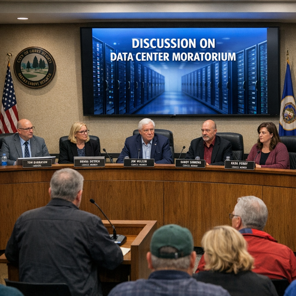 Inver Grove Heights Enacts Moratorium on Data Centers Amid Community Concerns