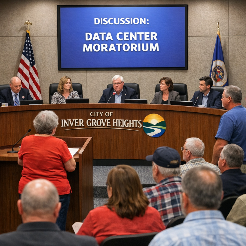 Inver Grove Heights Enacts One-Year Moratorium on Data Centers Amid Community Concerns