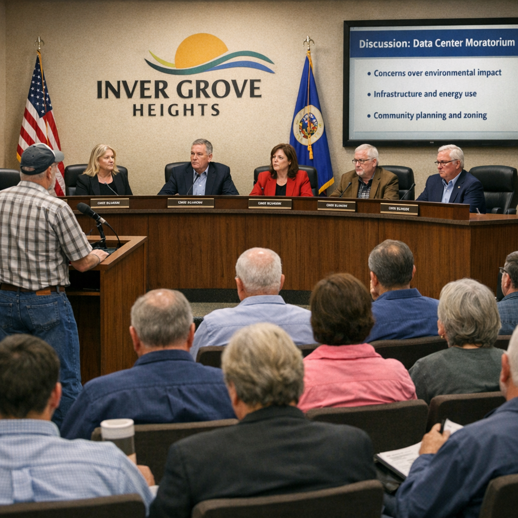 Inver Grove Heights Enacts One-Year Moratorium on Data Centers Amid Community Concerns