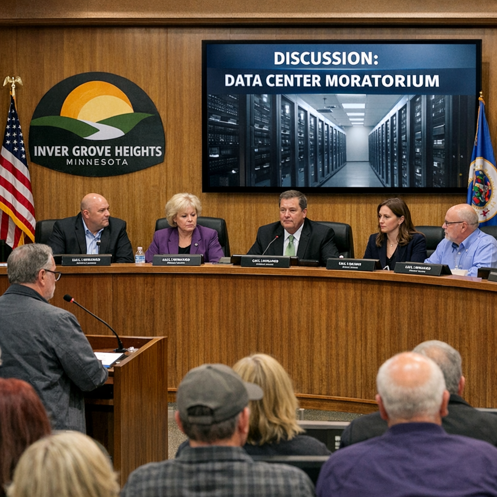 Inver Grove Heights Enacts One-Year Moratorium on Data Centers Amid Community Concerns