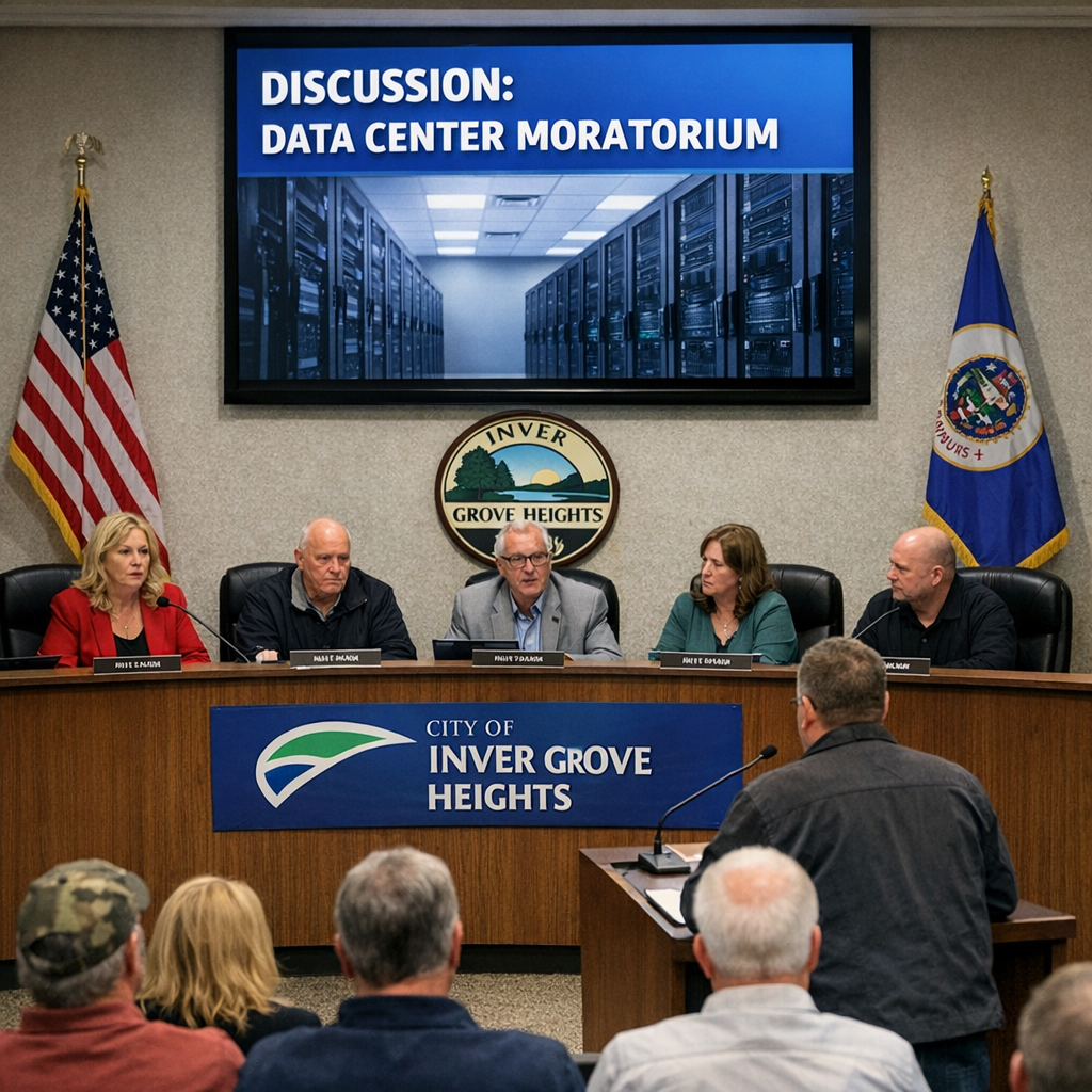 Inver Grove Heights Enacts One-Year Moratorium on Data Centers Amid Community Concerns