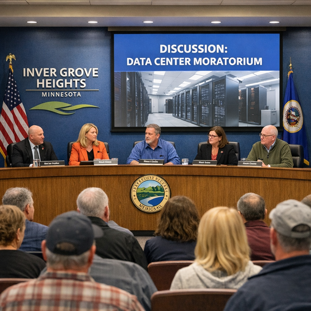 Inver Grove Heights Enacts One-Year Moratorium on Data Centers Amid Community Concerns