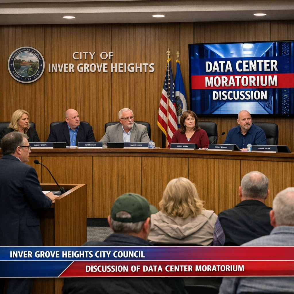 Inver Grove Heights Implements One-Year Moratorium on Data Centers Amid Community Concerns