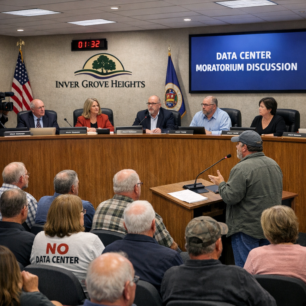 Inver Grove Heights Implements One-Year Moratorium on Data Centers Amid Community Concerns