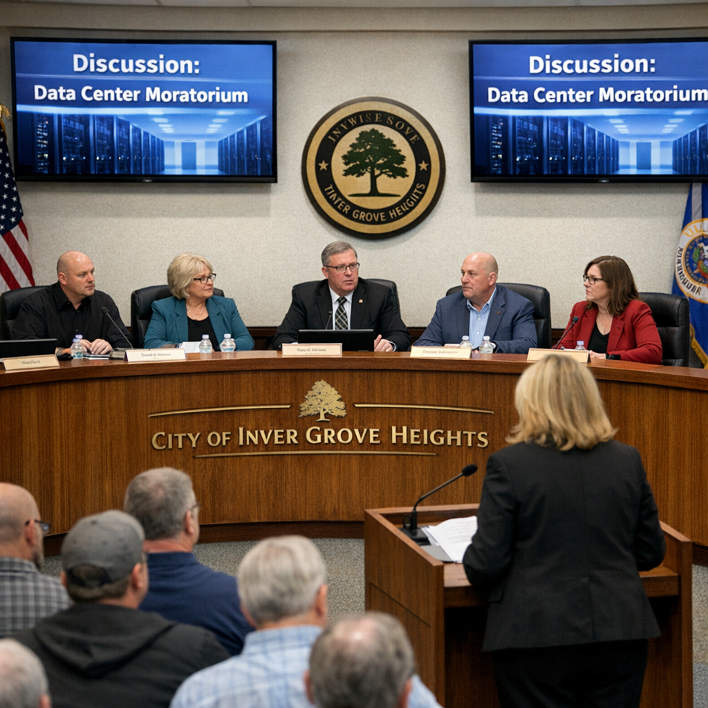 Inver Grove Heights Enacts One-Year Moratorium on Data Centers Amid Community Concerns
