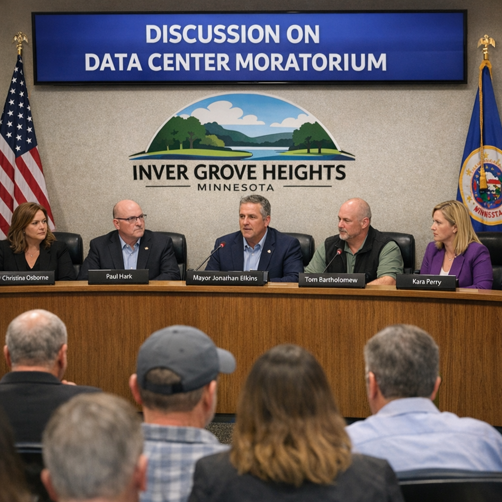Inver Grove Heights Enacts One-Year Moratorium on Data Centers Amid Community Concerns