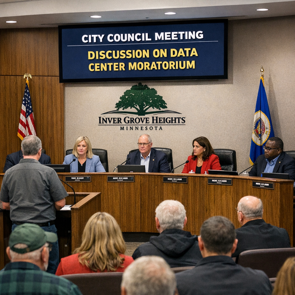 Inver Grove Heights Enacts One-Year Moratorium on Data Centers Amid Community Concerns