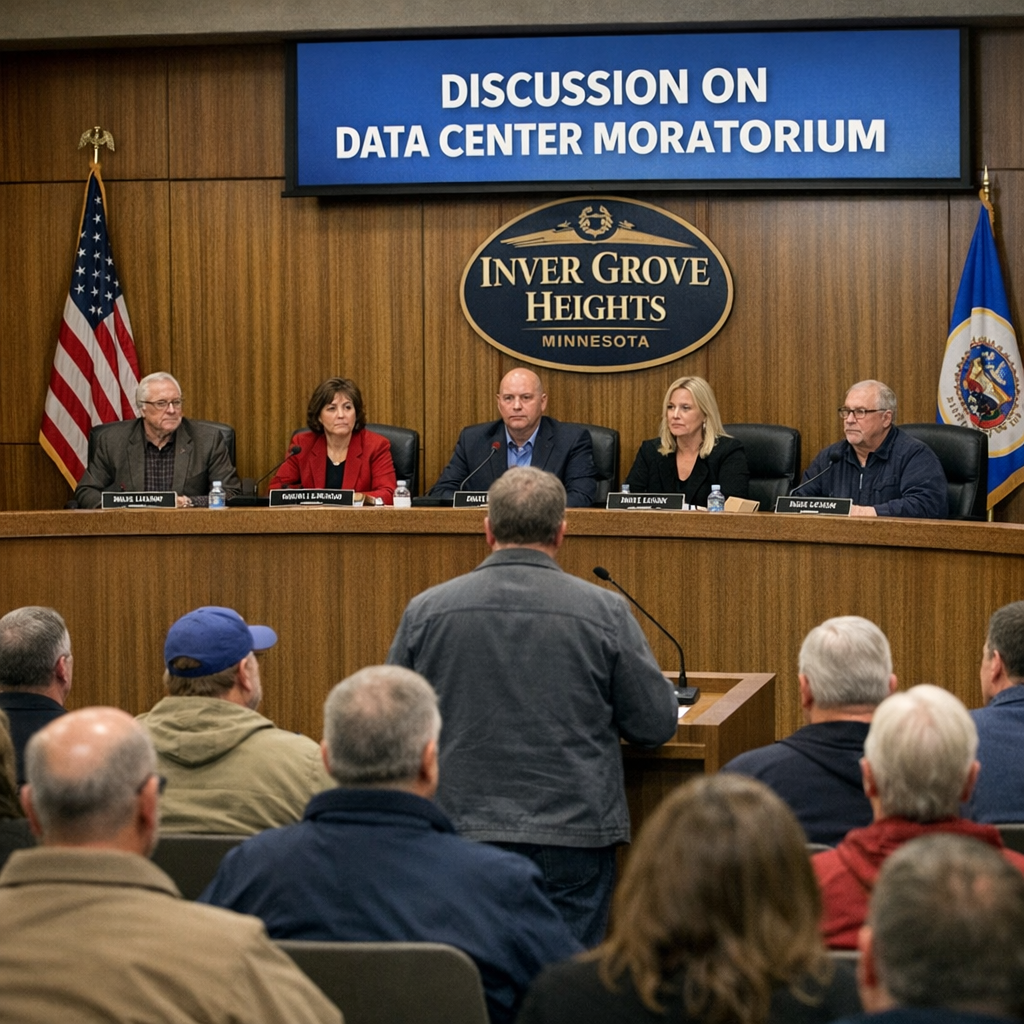 Inver Grove Heights Enacts Moratorium on Data Centers Amid Global AI Concerns