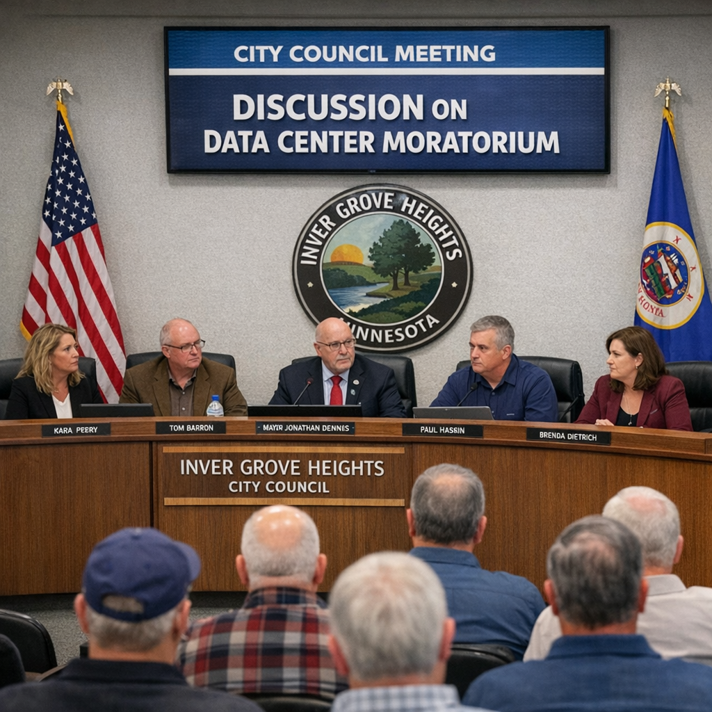 Inver Grove Heights Implements One-Year Moratorium on Data Centers