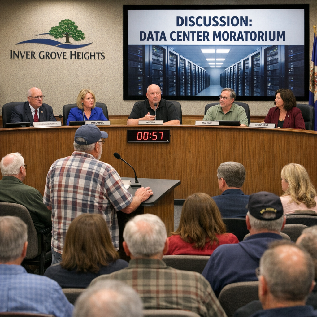 Inver Grove Heights Enacts One-Year Moratorium on Data Centers Amid Community Concerns