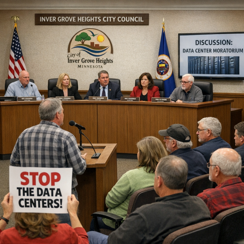 Inver Grove Heights Implements One-Year Moratorium on Data Centers