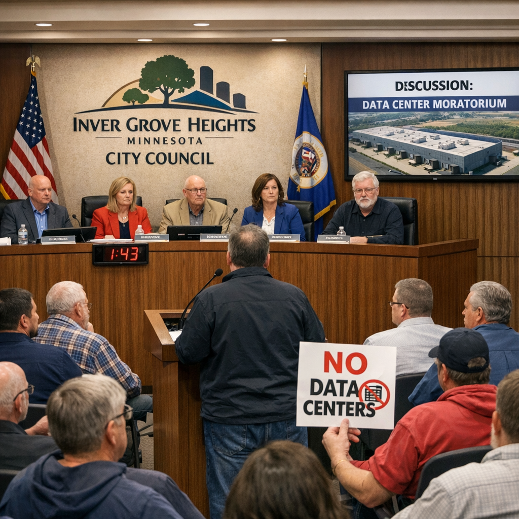 Inver Grove Heights Enacts One-Year Moratorium on Data Centers Amid Community Concerns