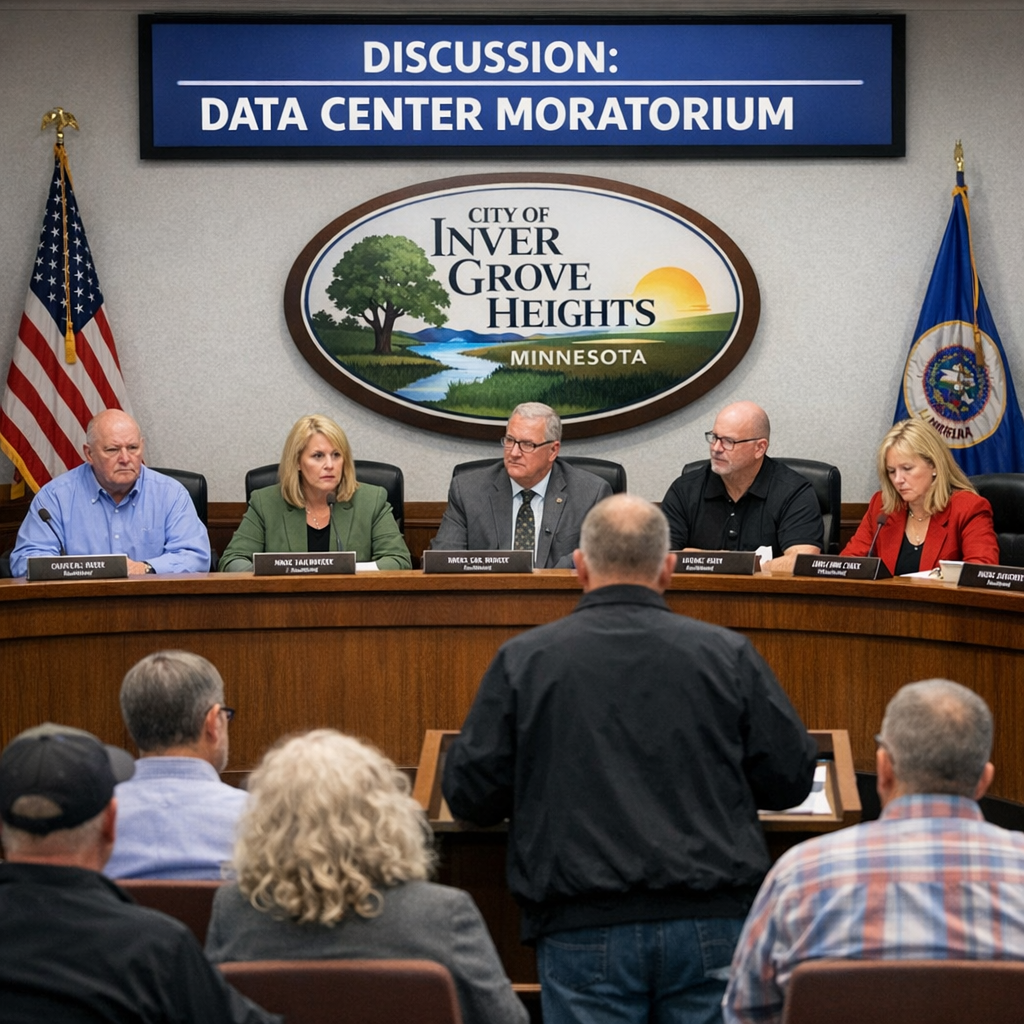 Inver Grove Heights Enacts Moratorium on Data Centers Amid Global AI Concerns