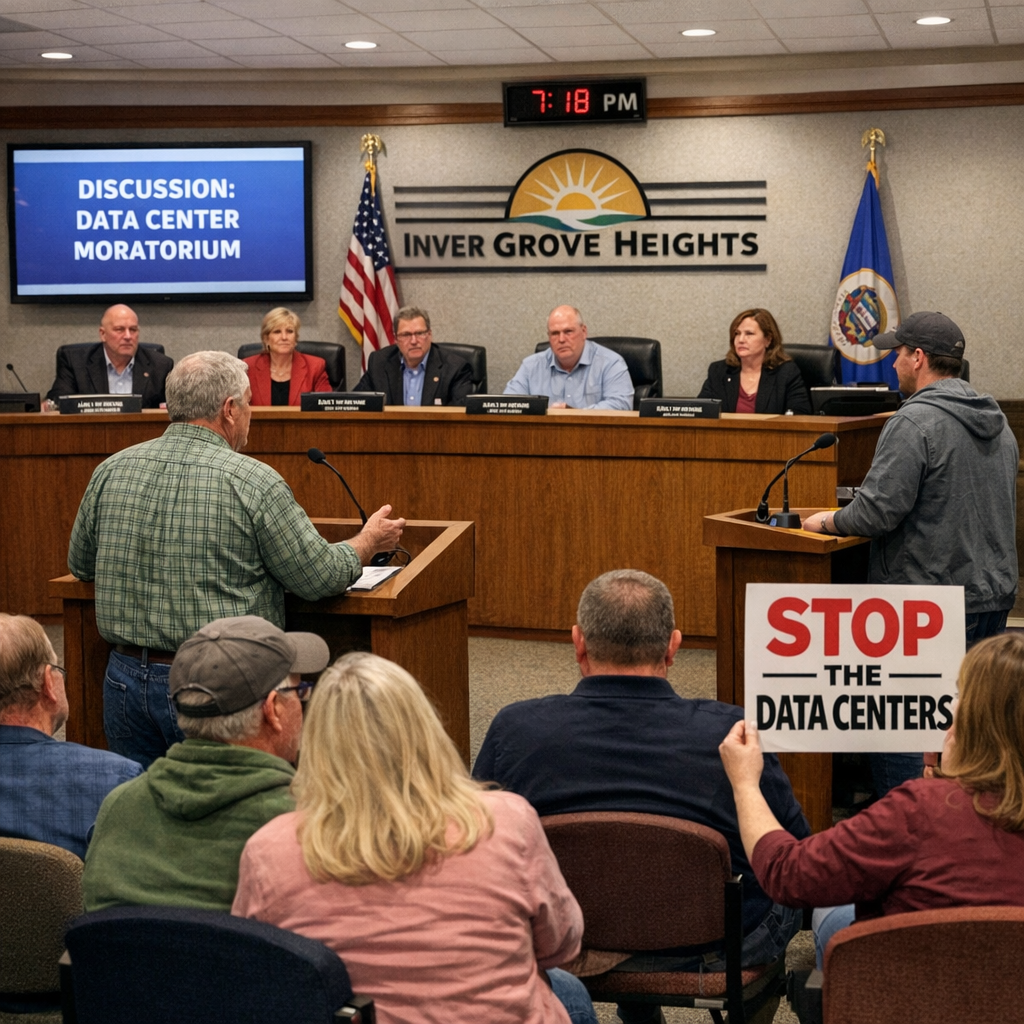 Inver Grove Heights Enacts One-Year Moratorium on Data Centers Amid Community Concerns