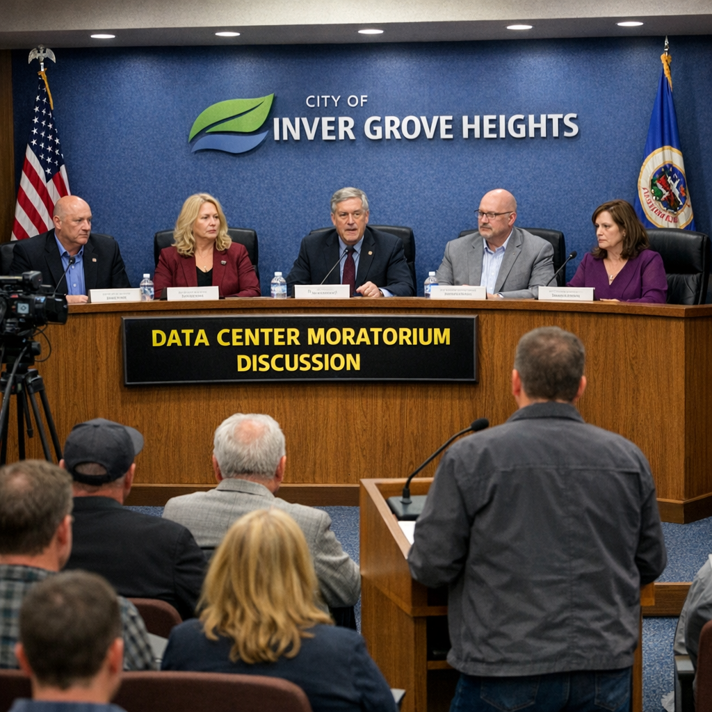 Inver Grove Heights Enacts One-Year Moratorium on Data Centers Amid Community Concerns