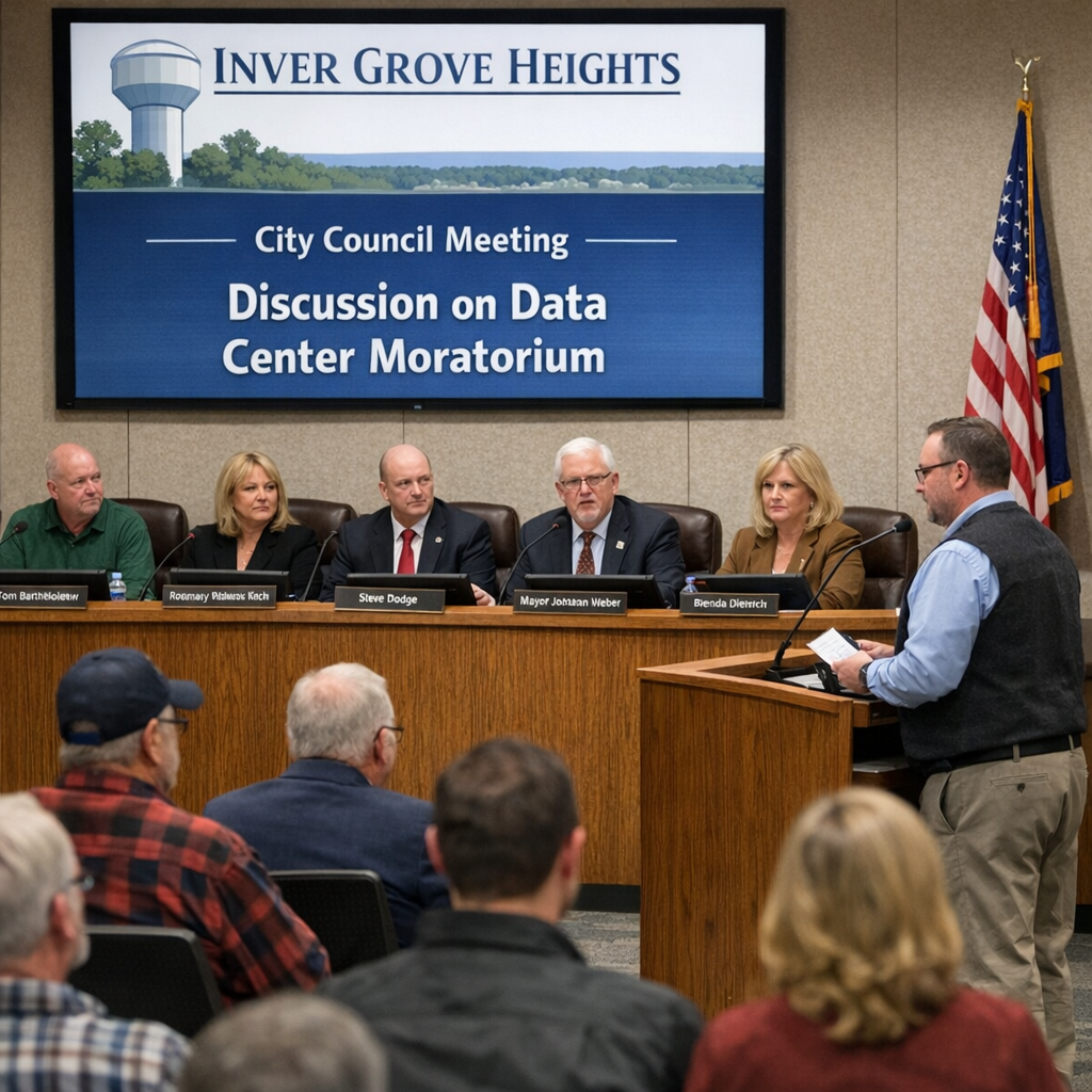 Inver Grove Heights Implements One-Year Moratorium on Data Centers